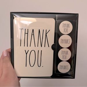 NEW RAE DUNN THANK YOU CARDS - SET 12